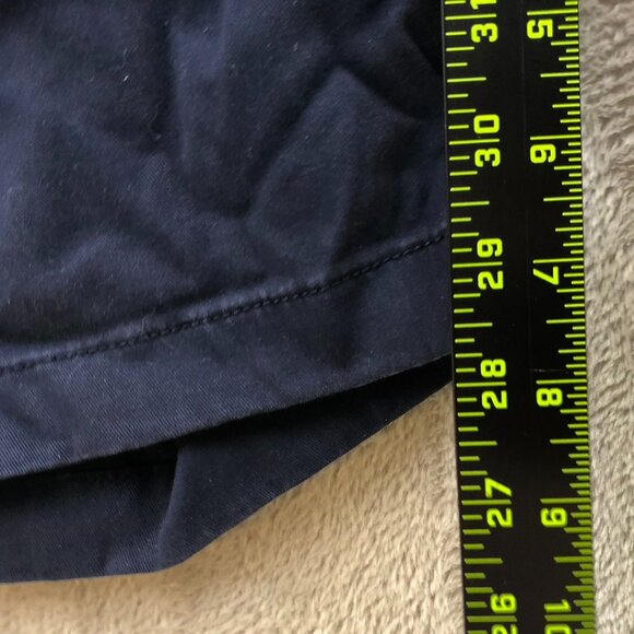 J.Crew Womens Shorts Size 12 Chino Casual Flat Front Summer Classic Navy Blue - Picture 5 of 13